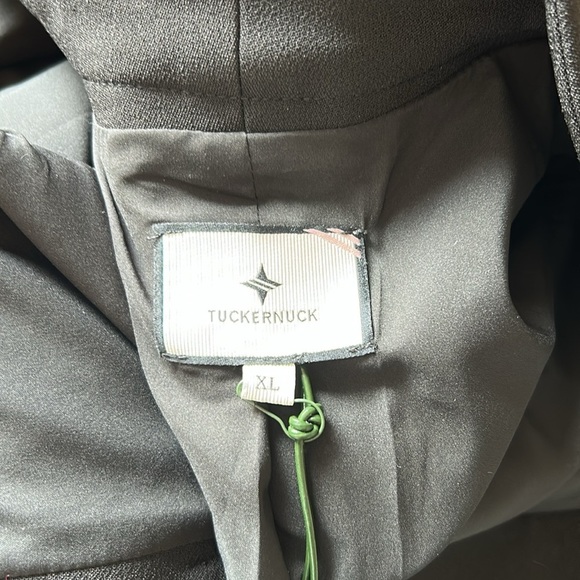 Tuckernuck Gracie Wrap Blazer Self Tie Long Sleeve Black Career Jacket Sz XL NEW - Picture 8 of 12